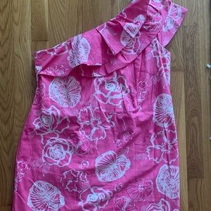 Lilly Pulitzer one shoulder summer dress